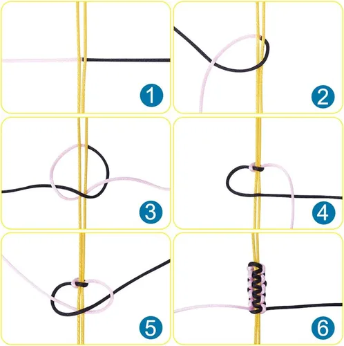 Miniatura 5 de Elecrelive - Cuerda de nailon de 200 yardas para pulseras, 200 yardas, cuerda de nailon para pulseras, 20 colores para collar, pulsera, joyería