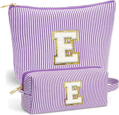 Miniatura 31 de Set de Bolsos de Maquillaje de Viaje - Bolso Inicial de Aseo de Viaje, Bolso de Cosméticos Portátil Bolso de Maquillaje de Viaje con Artículos Azul