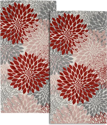 Miniatura 29 de Winter Trees - Juego de 2 toallas de mano de 28 x 14 pulgadas, diseño de árbol de pino de nieve, color beige, absorbente, de microfibra, para baño