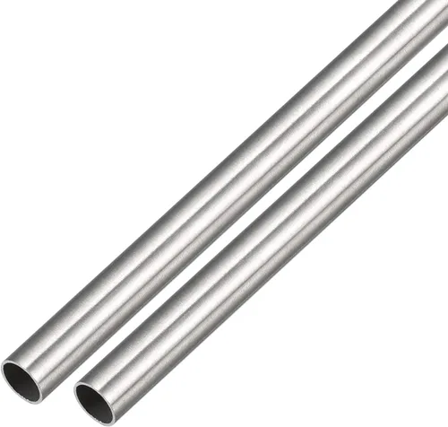 Miniatura 42 de METALLIXITY Tubo de acero inoxidable 304 (0.236 in de diámetro x 0.039 in de pared T x 9.843 in de largo), 2 piezas, tubo recto - para muebles