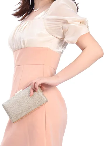 Miniatura 2 de Bolso de mano de noche con purpurina brillante para boda fiesta de graduación elegante bolso cruzado de hombro