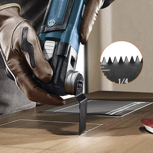 Miniatura 6 de Diagtree - Hojas de sierra oscilantes, 50 hojas de sierra oscilantes universales de madera de liberación rápida compatibles con Fein Dremel Dewalt