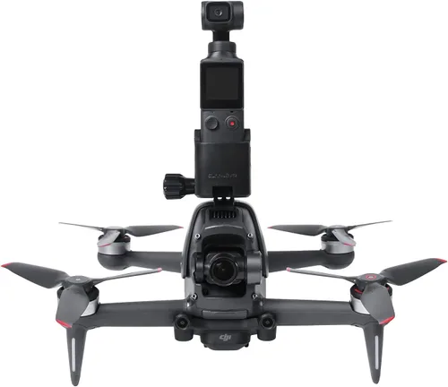Miniatura 7 de Soporte adaptador de montaje compatible con DJI FPV Soporte de montaje Searchlight Gopro Pocket 2 Cámara Drone Accesorios