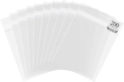 Miniatura 22 de Golden State Art, Fundas de almacenamiento transparentes libres de ácido de 9" x 12", se ajustan a documentos tamaño A4 y carta