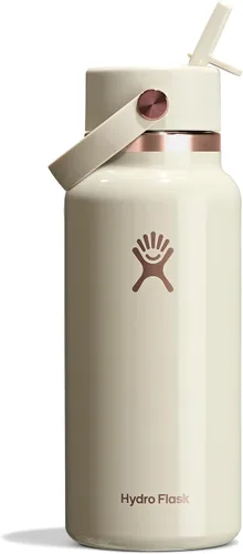 Miniatura 48 de Hydro Flask Botella de agua – Acero inoxidable aislado – Tapa flexible con popote de boca ancha, antiderrames, a prueba de fugas y recargable en 32