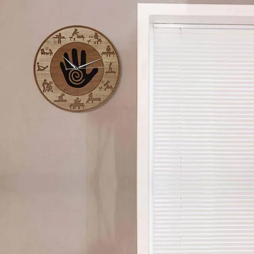 Miniatura 9 de The Geeky Days Reloj de pared impreso de terapia física de masaje, cuarzo silencioso, masaje para personas, relajarse, cuidado corporal, spa, salón