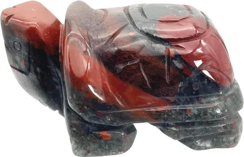 Miniatura 5 de Estatua de tortuga de piedra de 2 pulgadas, figura de tortuga tallada a mano, escultura de Fengshui, decoración del hogar, obsidiana negra