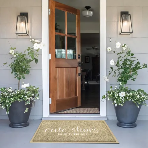 Miniatura 2 de AOAOPQ Tapetes para puertas exteriores para entrada de casa, tapetes de perfil bajo para puertas exteriores, fáciles de limpiar, para baño