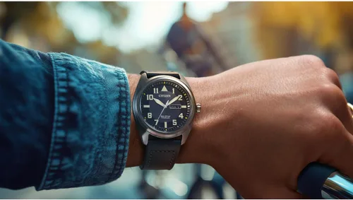 Miniatura 5 de Citizen Men's Eco-Drive Weekender Garrison Field Watch in Super Titanium