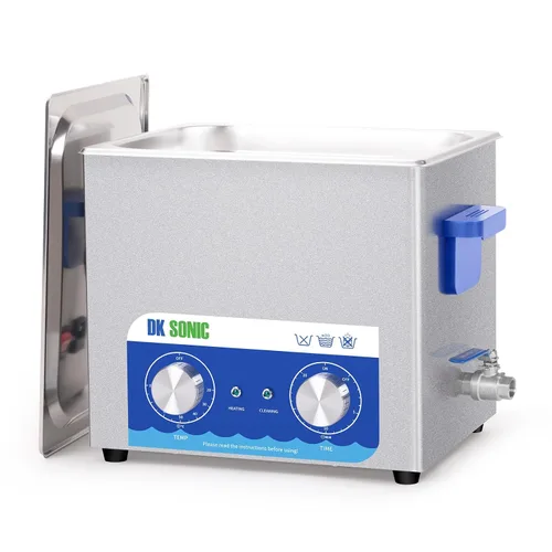 Miniatura 15 de DK SONIC Limpiador Ultrasónico, 1.5L 60W Limpiador Ultrasónico de Joyería de Acero Inoxidable con Cesta de Limpieza, Temporizador Mecánico
