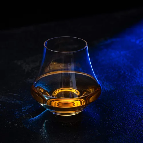 Miniatura 7 de Rocks - Juego de regalo de piedras de whisky y cristal de alta calidad, 6 rocas redondas de granito hechas a mano, vaso para whisky, escocés