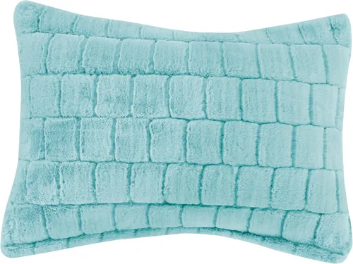 Miniatura 6 de Elegant Comfort Lujoso juego de edredón de piel sintética esponjosa de 3 piezas – Alternativa de plumón cálida para todas las estaciones – Ultra