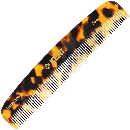 Miniatura 11 de Kent 7T - Peine de bolsillo de dientes finos de grafito negro para hombres, peine de pelo hecho a mano para hombres para aseo y peinado diario