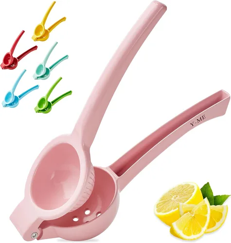 Miniatura 14 de Y-ME Cast Iron Juicer, Heavy Duty Manual Citrus Press with Stainless Steel Detachable Strainers, Hand Juicer for Orange, Lemon, Lime & Grapefruit