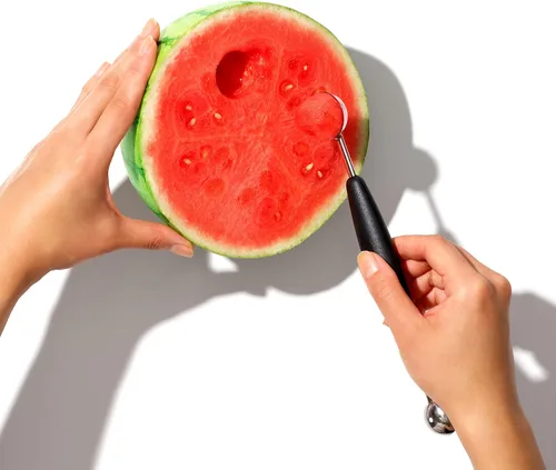 Miniatura 3 de OXO Good Grips Melon Baller Silver & Good Grips - Cuchara mediana para galletas