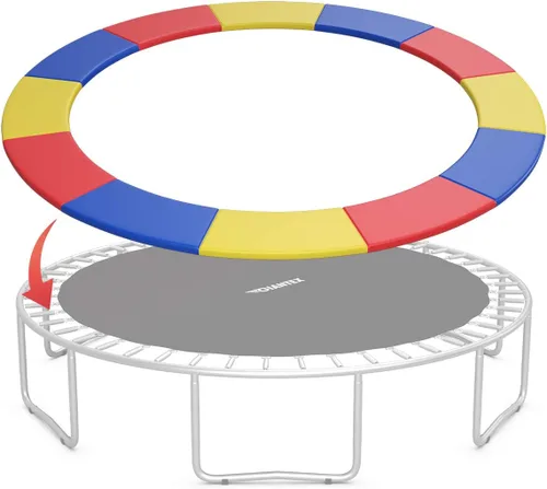 Giantex - Cojín de cama elástica de 8 pies, 10 pies, 12 pies, 14 pies, 15 pies, 16 pies, almohadilla de seguridad de repuesto, sin agujeros para