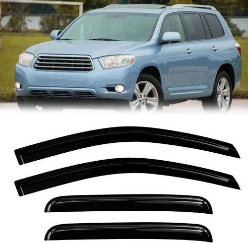 Miniatura 84 de Protectores de lluvia de ventana para Ford F150 SuperCab 2004-2014 2 piezas deflector de ventana para 09-14 F-150 con 2 puertas delanteras