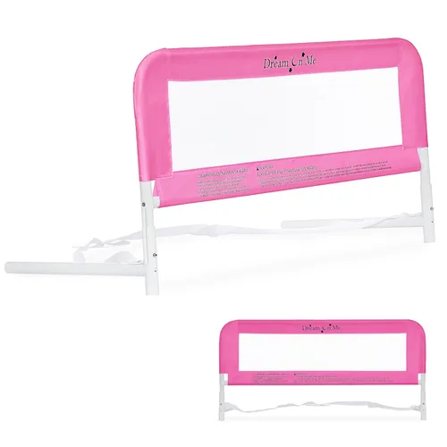 Miniatura 9 de Dream On Me Riel de cama ajustable de seguridad de malla ligera para niños pequeños, tela de malla transpirable, adecuada para todo tipo de camas
