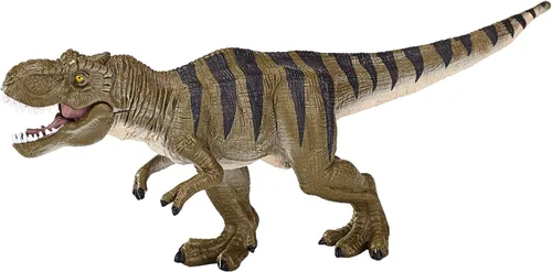 MOJO - Tiranosaurio T-Rex con mandíbula articulada móvil | Figura de juguete pintada a mano | Colección de vida prehistórica | Fiel a la vida y
