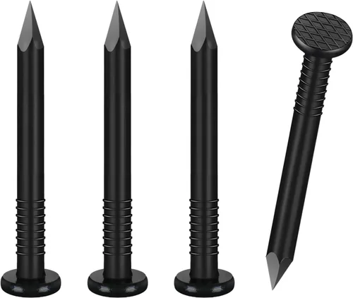 Miniatura 8 de VGBUY 360 piezas de clavos de hardware de acero inoxidable, clavos de cabeza plana de 1-1/2 pulgadas para colgar cuadros, clavos para colgar Plateado