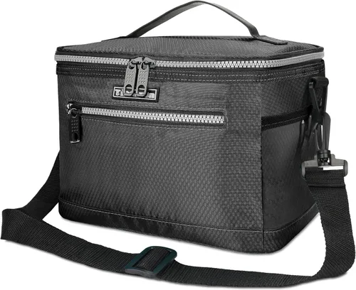 Miniatura 24 de Tirrinia Lonchera aislada para hombres/mujeres, bolsa de almuerzo a prueba de fugas para escuela y trabajo, bolsa de almuerzo grande para niños