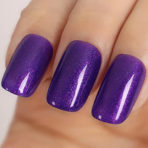 Miniatura 28 de Esmalte de uñas en gel color púrpura oscuro de medianoche - 15ml de esmalte de uñas en gel Jelly color morado negro, color traslúcido