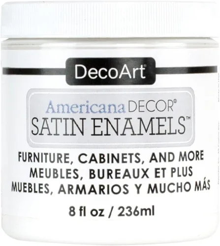 Miniatura 11 de DecoArt Americana Decor ADSA02 - Pintura acrílica esmaltada satinada, color blanco puro, ADSA02, 8 onzas líquidas, tarro (paquete de 3)