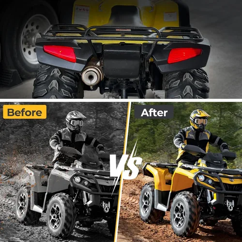 Miniatura 5 de M MATI Guardabarros Trasero Izquierdo y Derecho para Honda Rancher 350 Rancher 400 2004-2007 80250-HN7-000ZA 80251-HN7-000ZA