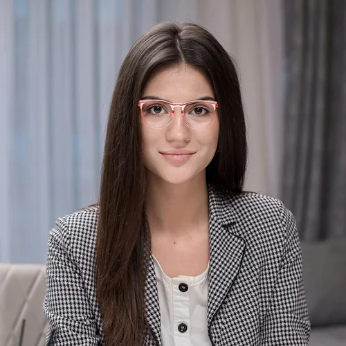 Miniatura 2 de Gafas de seguridad para hombres, mujeres, enfermeras, antivaho y a la moda, cómodas, con escudos laterales, protección ocular para adultos Rosa claro