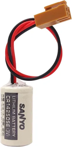 Miniatura 2 de Paquete de 2 baterías de litio CR14250SE (1/2AA 3V) para batería SANYO PLC con enchufe