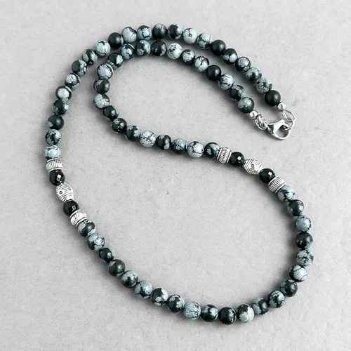 Miniatura 13 de Mami's Gem Studio Collar para hombre, piedra preciosa de 0.236 in, colección de estilo elegante, hecho a mano en Estados Unidos