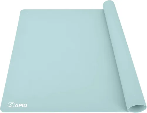 Miniatura 9 de SAPID - Lámina de silicona extragrande para manualidades, alfombrillas gruesas de silicona para fundición de joyas, alfombrilla de silicona Azul