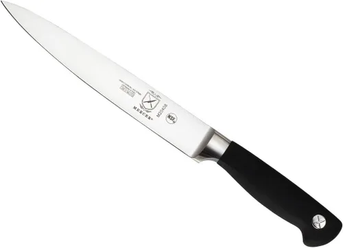 Miniatura 23 de Mercer Culinary M21076 Genesis Cuchillo de chef de 6 pulgadas con respaldo corto, negro
