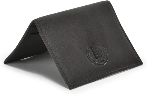 Miniatura 7 de LeatherBoss - Cartera pequeña y lisa para tarjetas de crédito