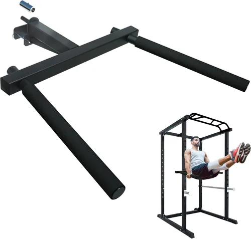 Dip Bar Attachment for 2"x2" Squat Rack, Heavy Duty Power Rack Attachment with 5/8" or 1" Hole Para 2"x2" Rack con 5/8" o 1" agujero