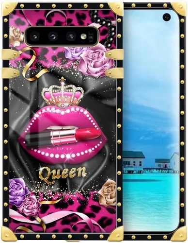 Miniatura 108 de Funda compatible con Samsung Galaxy Note 10 Plus, Lipstick Lips Note 10 Plus para niñas, TPU suave a prueba de golpes, protección rígida