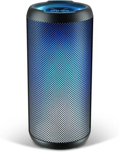Altavoz inalámbrico portátil con luces LED dinámicas frescas, altavoces Bluetooth, IPX6 impermeable, BT5.3, altavoz inalámbrico estéreo fuerte para