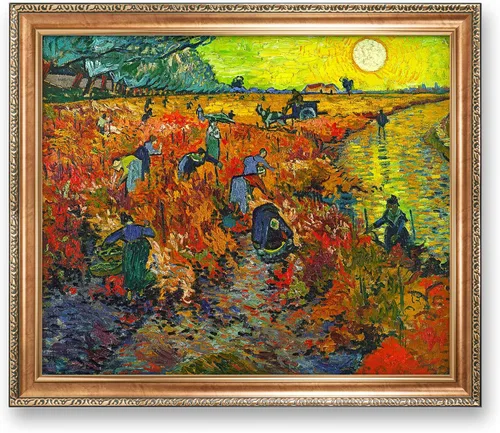 Miniatura 203 de A&T ARTWORK Noche estrellada sobre el Ródano de Vincent Van Gogh. Tamaño del marco: 36 x 30 pulgadas, tamaño de la imagen: 30 x 24 pulgadas