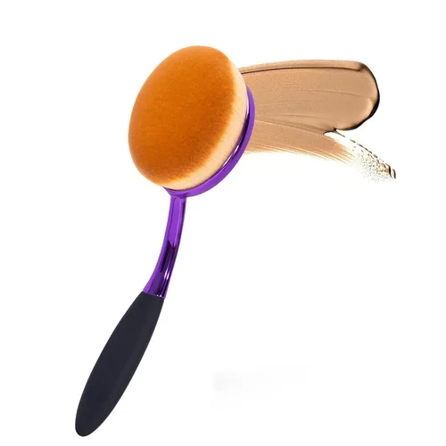 Miniatura 11 de Yoseng - Brocha ovalada para maquillaje, cepillo de base grande, cepillos de maquillaje, aplicación rápida y sin defectos de base líquida, crema