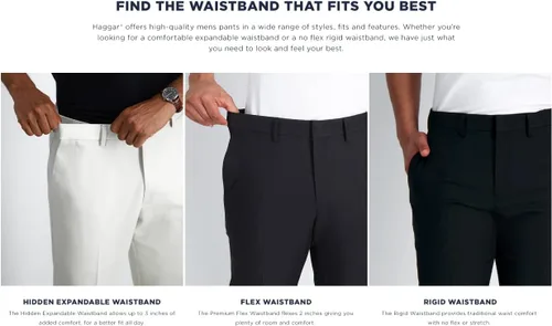 Miniatura 7 de Haggar mens Cool 18 Classic Fit Expandable Waist Short Regular and Big & Tall Sizes