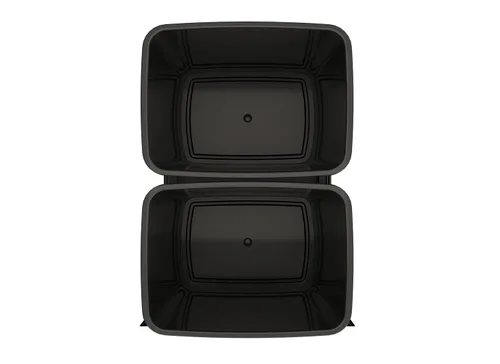 Miniatura 9 de Rev-A-Shelf Bote de basura doble extraíble para debajo de gabinetes de cocina, 35 cuartos, 8.75 galones con rieles de cierre suave para gabinetes