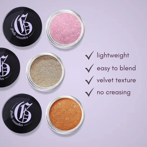 Miniatura 4 de Sombra de ojos mineral mate Moonlight - Sombra de ojos morada, sombra de ojos brillante, maquillaje mineral orgánico, sin talco, alto pigmento, Luz