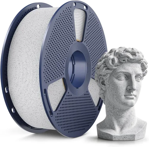 Miniatura 33 de SUNLU Filamento PLA de madera de 0.069 pulgadas, filamento de impresora 3D de fibra de madera real, textura y aroma de madera natural, sin