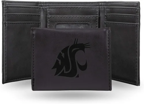 Miniatura 27 de NCAA Rico Industries - Billetera triple grabada con láser, con grabado láser, accesorio para hombre