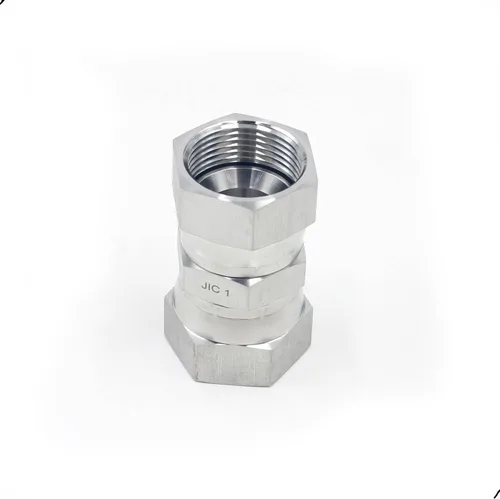 Miniatura 3 de HFS(R) 1" Female JIC Swivel x 1" Female JIC Swivel Nut Union Stainless Steel 304