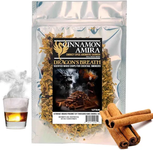 Miniatura 11 de Foghat - Virutas de madera para ahumar cócteles, sabor a absenta de aliento de dragón (8 onzas), virutas de madera natural gourmet para cócteles