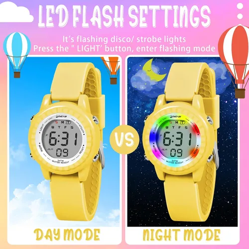 Miniatura 3 de Relojes para niñas y niños, relojes LED impermeables para niños - Los mejores regalos para niños