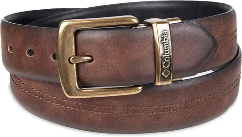 Miniatura 2 de Columbia Cinturón de mezclilla casual reversible dos en uno para hombre