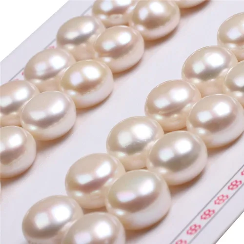 Miniatura 15 de 16 pares de perlas cultivadas de agua dulce de grado AAA para hacer aretes de joyería (negro)