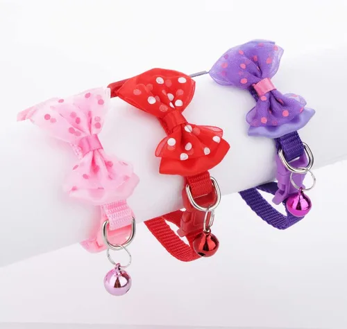 Miniatura 5 de 3 collares ajustables de conejo con campana, lindo collar de conejillo de indias, lindo collar para ejercicio de animales pequeños y accesorios